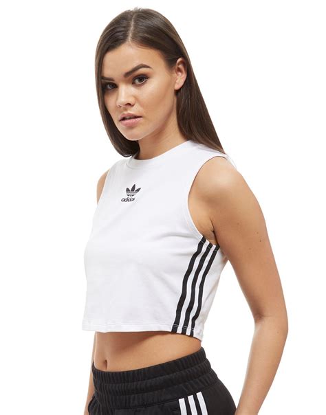 adidas originals cropped tank top.